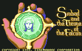 Sinbad and the Throne of the Falcon screenshot 2 for Commodore 64